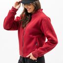 Kurtka dresowa hana bordo