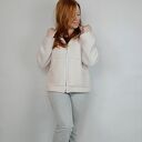 Kurtka damska jodełka brudny róż