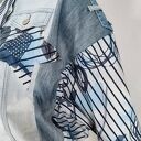 Kurtka oversize custom z jeansu i bawełny - ręcznie robiona