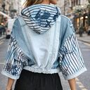 Kurtka custom oversize, jeans i bawelna