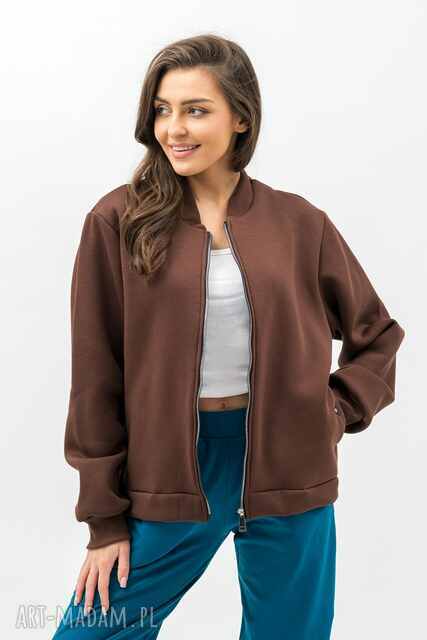 Kurtka dresowa hana brąz
