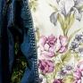 gabiell intrygujące aplikacja jeansowa kurtka z kwiatem