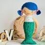 bezpieczna dziewczynka syrenka - lalka - 30 cm - ela morze