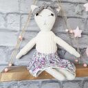Tilda kotek maskotka - ręcznie szyta lalka ok. 40 cm