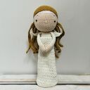Szydełkowy Anioł handmade - lalka dekoracyjna