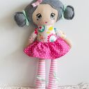 Rojberka Monia 46 cm - ręcznie szyta szmacianka dla dziewczynki