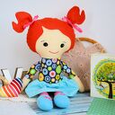 Ewunia - lalka Rojberka Słodki Łobuziak 50 cm, ręcznie uszyta
