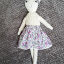 Tilda kotek maskotka - ręcznie szyta lalka ok. 40 cm