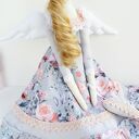 Anioł Tilda 60 cm - prezent na Komunię Świętą