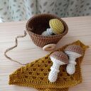 Lalka szydełkowa - jesienna