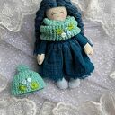 niebieska laleczka Ewunia