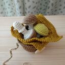 Lalka szydełkowa - jesienna