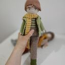 Zamówienie indywidualne: szydełkowa lalka handmade na prezent dla dziecka