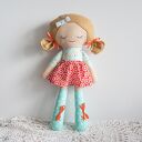 Duża lalka haftowana Emma 46 cm