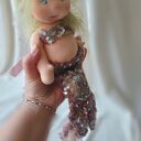 Mira - ręcznie szyta lalka artystyczna 34 cm z naturalnych materiałów