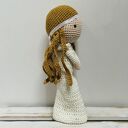 Szydełkowy Anioł handmade - lalka dekoracyjna