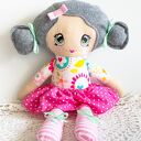 Rojberka Monia 46 cm - ręcznie szyta szmacianka dla dziewczynki