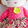 różowe lalki dziewczynka rojberka - lenka - 46 cm