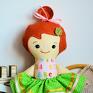 Lalka tancereczka - Emma - 35 cm - Ręcznie zrobione urodziny roczek