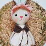 króliczek różowe króliczka melania to urocza, nietuzinkowa przytulanka. maskotka lalki prezent dla dziewczynki