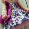 lalka fioletowe malowana lala julia dla dziecka