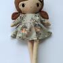 Lalka przytulanka Basia, 45 cm - vintage szmacianka lala