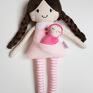 lalki lalka z-dzieckiem szmaciana z malutkim