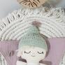 białe lalka w rożku bobas w mini laleczka