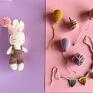 lalki na urodziny wyjątkowy prezent urodzinowy: szydełkowy króliczek z akcesoria