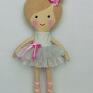 dollsgallery gustowne lalki baletnica w srebrnej sukience zabawka dziecko