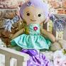 fioletowe zestaw ubranek lalka plus ubranka - gracja - 42 cm pokój dziewczynki