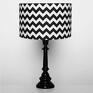 Zygzak Black 40x40x25cm od majunto - abazur chevron