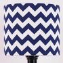 chevron abażur zygzak navy blue 25x25x22cm od majunto