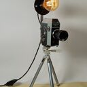 Industrialna lampka z kamery Quarz Zoom DS8 - retro dekoracja