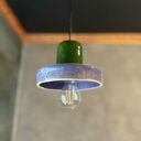 Lampa ceramiczna wisząca „Fjord” - ręcznie robiona, nordycki design