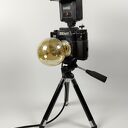 Lampka z aparatu fotograficznego - retro upominek dla fotografa