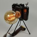 Lampka z aparatu fotograficznego - retro prezent dla fotografki