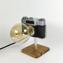Oryginalna lampka z aparatu fotograficznego - prezent retro dla fotografa