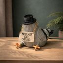 Lampa ceramiczna BREAD OR DEAD - gołąb z chlebem na szyi