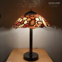 Autorska lampa Tiffany z ciętych brazylijskich agatów - handmade