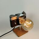 Oryginalna lampka z aparatu fotograficznego - prezent retro dla fotografa