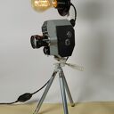 Industrialna lampka z kamery Quarz Zoom DS8 - retro dekoracja