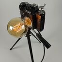 Lampka z aparatu fotograficznego w stylu RETRO - prezent dla fotografa