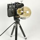 Lampka retro z aparatu fotograficznego - oryginalny prezent dla fotografa i fotografki