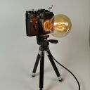 Lampka retro z aparatu fotograficznego - oryginalny prezent dla fotografa i fotografki