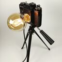 Wyjątkowa lampka z aparatu fotograficznego w stylu retro