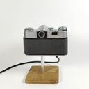 Oryginalna lampka z aparatu fotograficznego - prezent retro dla fotografa