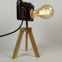 Lampka z aparatu fotograficznego w stylu RETRO - prezent dla fotografa i fotografki