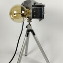 Lampka z aparatu fotograficznego - retro dekoracja do domu i biura
