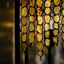 Lampa stojąca Lambro QS-B z bursztynem bałtyckim